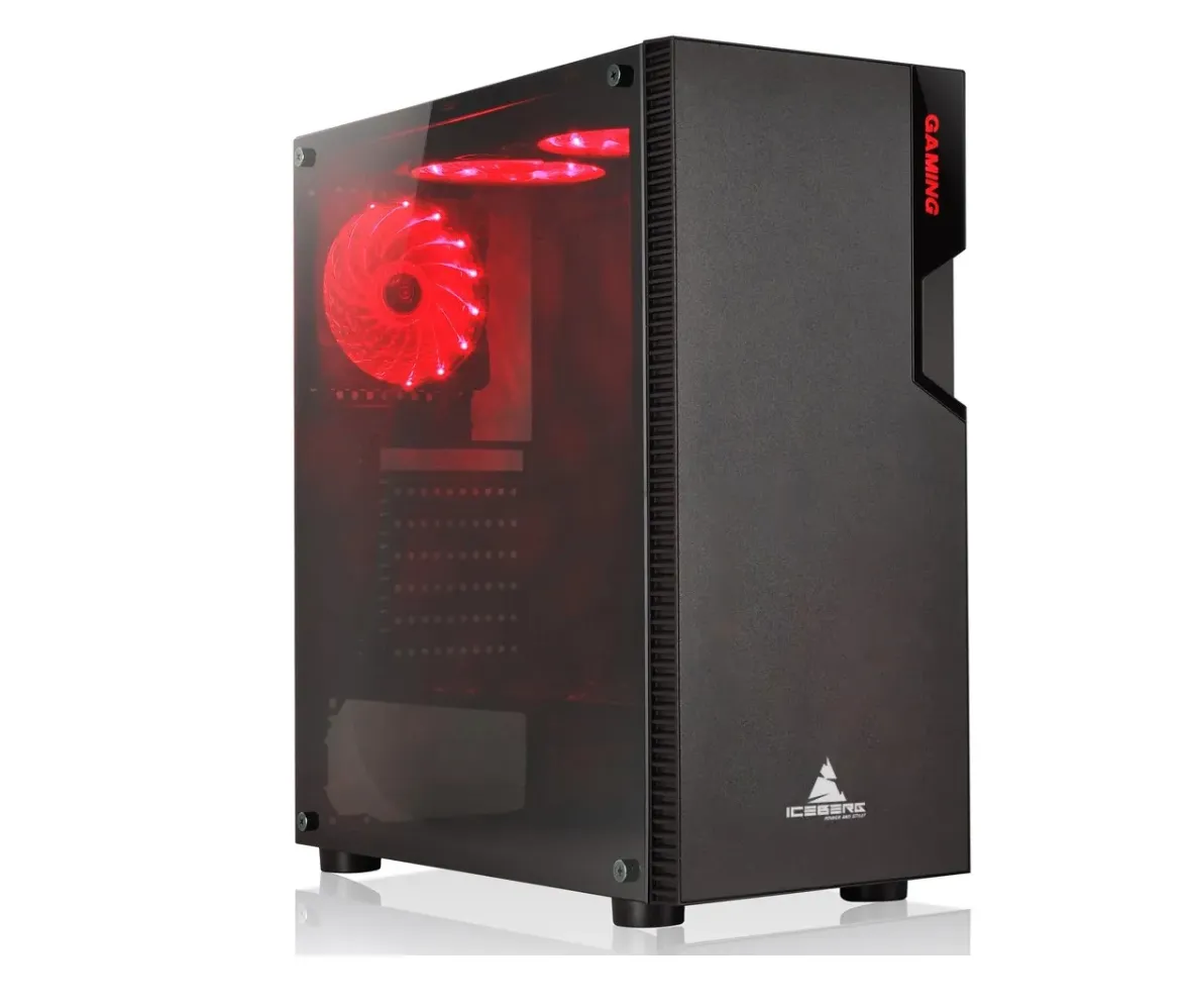 CHASIS ICEBERG GLACIUS V2 ATX NEGRO (1297)